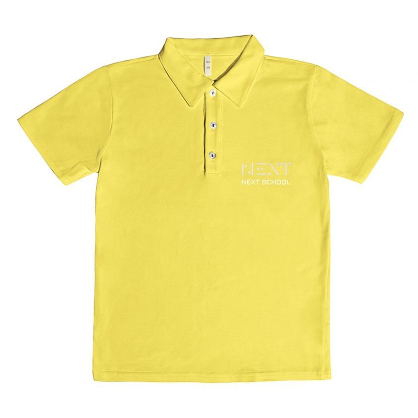 uniformi scolastiche polo manica corta gialla